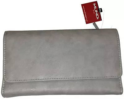 Mundi My Big Fat Gray Wallet • $35.20