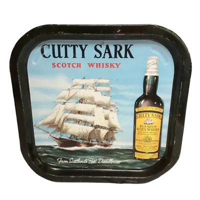 Cutty Sark Scotch Whisky Tray Vintage Advertising Man Cave Decor 13  913A • $49.95