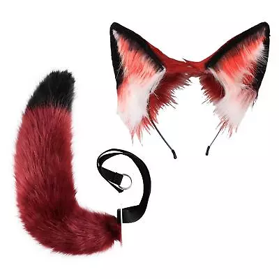 Ears Tail Cosplay Headwear Costume Kit Hair Hoop Hair Accessories Cosplay Hair • $55.96