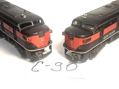 Lionel Trains #2031 O Gauge Rock Island Alco AA Units Diesel Locomotive Set • $239