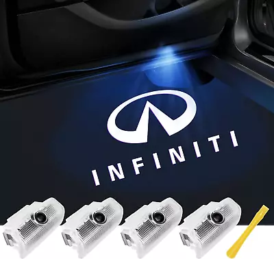 Pack Car LED Door Lights Logo Projector Fit Infiniti No Fade Light Accessories  • $30.50