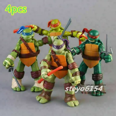 £14.99 • Buy Teenage Mutant Ninja Turtles Action Figures Toys TMNT Kid Toy Gift 4Pcs