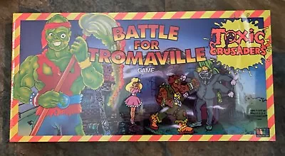 Awesome Brand-New/Sealed Vintage TOXIC CRUSADERS Battle For Tromaville Game 1991 • $150