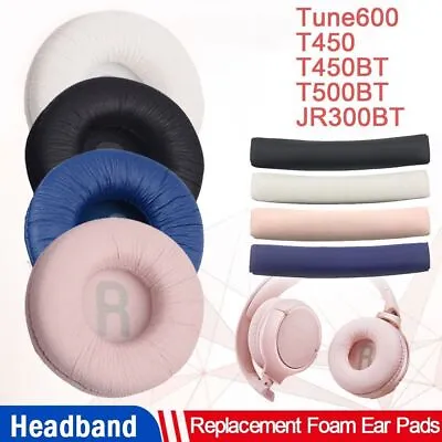 1Pair Replacement Earpads Cover Fr JBL Tune600BTNC T500BT T450BT JR300BT Headset • $16.36