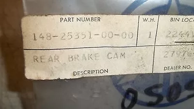 Yamaha OEM NOS Brake Cam Camshaft 148-25351-00-00 YD  #4957 • $21.99