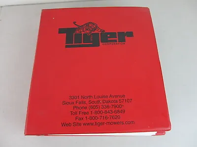 Tiger MOWER PARTS MANUAL BOOK CATALOG Boom Assemblies JD 62-6420 CAB / WOC • $19.99