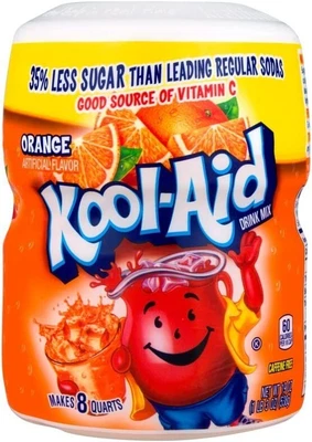£7.99 • Buy Kool Aid Orange Drink Mix American 538g EXPIRED 14OCT22