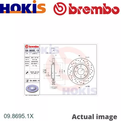 2X BRAKE DISC FOR PEUGEOT PARTNER/Box/Body/MPV/Van/FURGON/ESCAPADE/PATAGONICA  • £183.72