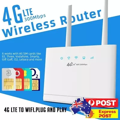 R311 4G WiFi Router 300Mbps 4G LTE Router With SIM Card Slot Fast Ethernet Ports • $59.99