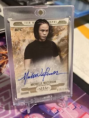 2017 Topps UFC Knockout Tier One Autographs Michelle Waterson Auto /199 • $23.99