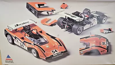 '71 McLAREN CAN-AM RACER HIGHLY DETAILED M8B ALL PARTS FACTORY SEALED 1:24 SCALE • $24