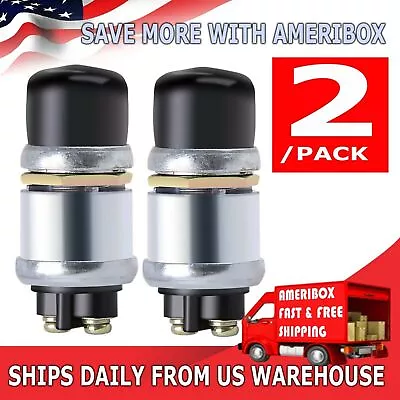 50a 12v Waterproof Car Boat Track Switch Push Button Horn Engine Start Starter • $8.99