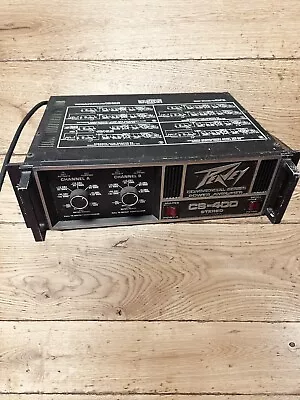 PEAVEY Power Amp-Commercial Series Model CS-400 (stereo) Working!! • $100