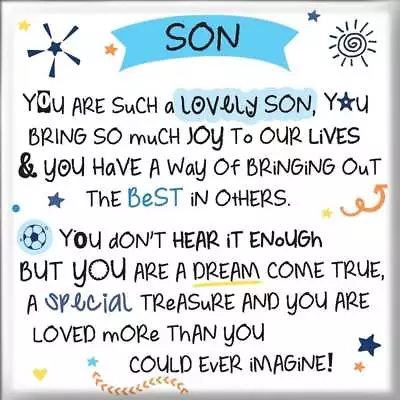 WPL Inspired Words Magnet Son - New - IWG1120 • $4.24