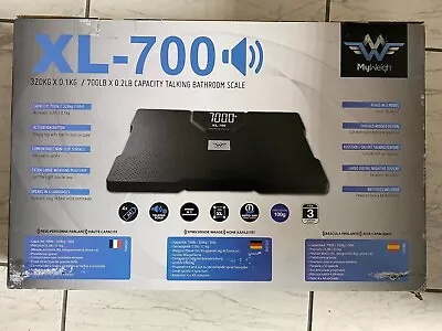 NEW My Weigh Xl-700 Talking Bathroom Scale 700 Lb 320kg • $77.99