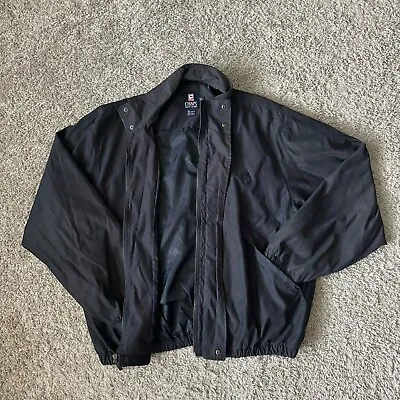 Vintage Chaps Ralph Lauren Windbreaker Jacket Mens XL Dark Blue Full Zip • $13.20