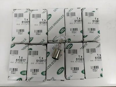 10 X Land Rover Military Wolf 24V P21/5W BAY15D Stop / Brake Tail Bulbs 510817 • $12.43
