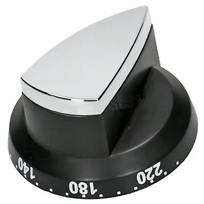 Hob Switch Knob For RANGEMASTER 90 90DF 110 110 DF ELAN Range Oven Silver Black • £15.94