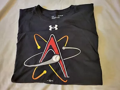 Albuquerque Isotopes Under Armour Performance T-shirt Men's XL Black MiLB • $14.99