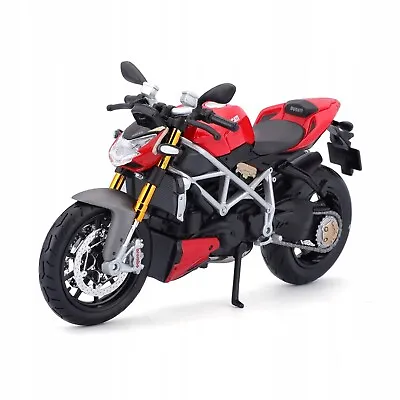 Ducati Streetfighter S 2010 Red 1:12 Maisto Diecast Toy Model Scale Motor Bike • $53.99