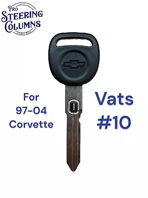 97-04 CHEVROLET CORVETTE VATS IGNITION CHIP KEY NEW OEM #10 OHMS-3.740k • $28.90