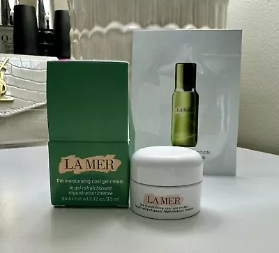 La Mer The Moisturizing Cool Gel Face Cream 3.5ml & Sample Packet • $13