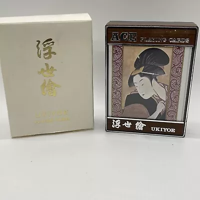 Vintage ACE Playing Cards Ukiyoe Geisha Theme - Used • $9