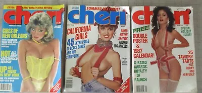 Cheri Vintage   1987 1988  Magazine Lot Of 3 • $20.50