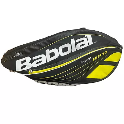 Babolat Pure Aero 12-Pack Rafael Nadal Autograph Yellow Black Tennis Racquet Bag • $80.96