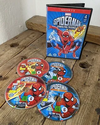 £11.95 • Buy Spider-Man And His Amazing Friends: Seasons 1-3 (DVD Series Box-Set) Marvel