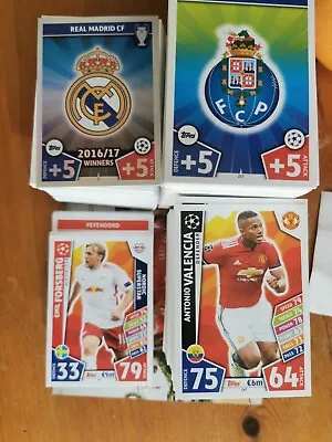 MATCH ATTAX UEFA Champions League 2017/18 Random 100 Base Cards  • £6.99