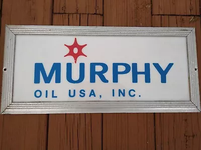 Murphy Oil Company Original Vintage Service Station Sign 1950s ? • $79.95