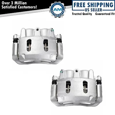 New Front Disc Brake Caliper With Bracket & Hardware Pair For Ford Mazda • $121.62