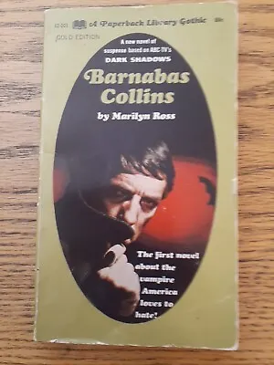 Barnabas Collins: Dark Shadows #6 By Marilyn Ross - 1968 1st Printing Paperback • $5.99