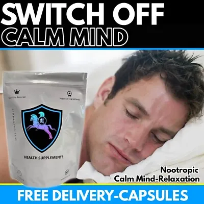 Sleeping Aid Pills  600MG - NOOTROPIC - Calm Mind - Relaxation Cognitive Health • £7.99