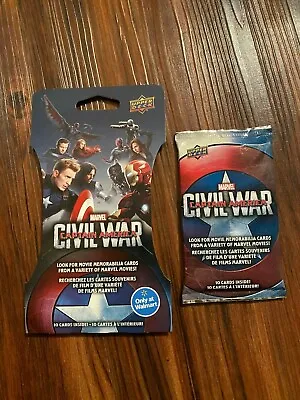 *2016 UD Marvel Captain America Civil War Hot Pack Costume Memorabilia Auto* • £35.12