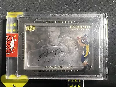 Aaron Rodgers Autograph 2011 Upper Deck Exquisite Dimensions Shadowbox Rare Mvp • $500