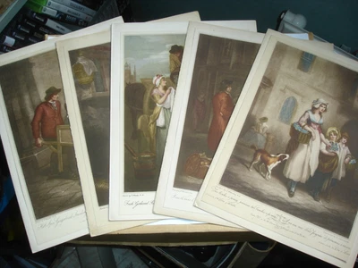 £29.95 • Buy 5 Prints CRIES Of LONDON On Large Chistmas Cards National Trade Press F Wheatley