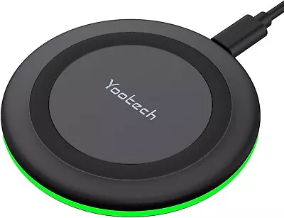 YOOTECH 7.5W Wireless Charger For Apple IPhone & Samsung Galaxy - Black (F500) • $14.99