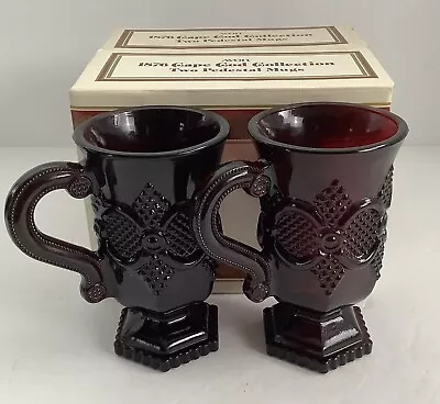 Vintage Avon The 1876 Cape Cod Collection - Four Pedestal Mugs • $40