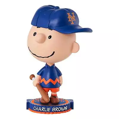 Charlie Brown New York Mets 2023 Peanuts Bighead Bobblehead MLB Baseball • $134.99