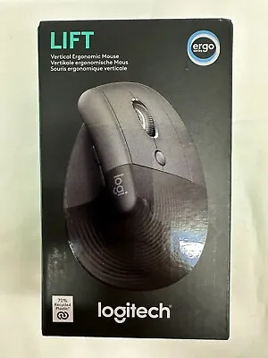 Logitech Lift Wireless Vertical Ergonomic Mouse - Graphite (Right-Handed) • £49.99