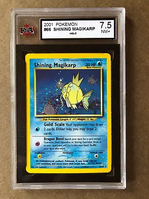 $158.17 • Buy Shining Magikarp 66/64 Neo Revelation Unlimited Holo Pokemon Card KSA 7.5 NM+