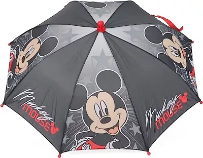 Mickey Mouse Boys Girl Kids Umbrella Rain Toddler Cartoon Gift Toy School Shades • £14.47