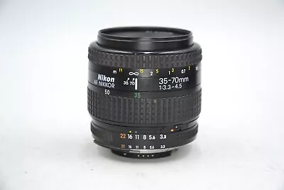 Nikon / Nikkor AF 35-70mm F/3.3-4.5 Zoom Lens • $15