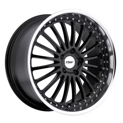 TSW Silverstone 18X8 5X114.3 Offset 20 Gloss Black W/Mirror Cut Lip (Qty Of 1) • $296