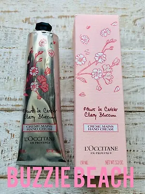 L'OCCITANE Cherry Blossom Hand Cream 5.2oz LARGER SIZE Lotion LOCCITANE - NIB! • $24.95