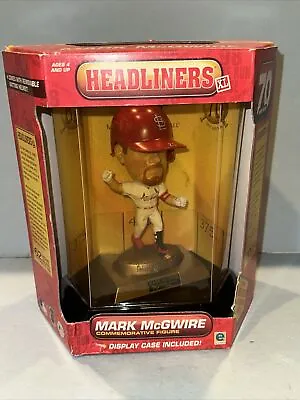 Mark McGwire 70 Home Runs Commemorative Figure Bobble Head W/Display Case • $0.99