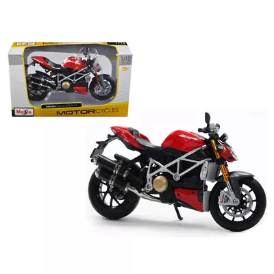 Ducati Mod Streetfighter S Red 1/12 Diecast Motorcycle Model By Maisto • $24.18