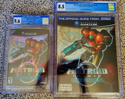 Metroid Prime 2 Echoes CGC Graded LOT Game Graded 9.6 A+ Official Guide 8.5 NEW! • $1499